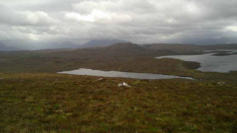Loch na Claise Carnaich, Meall Loch a' Bhaid-luachraich and Carn Bad na h-Achlaise
