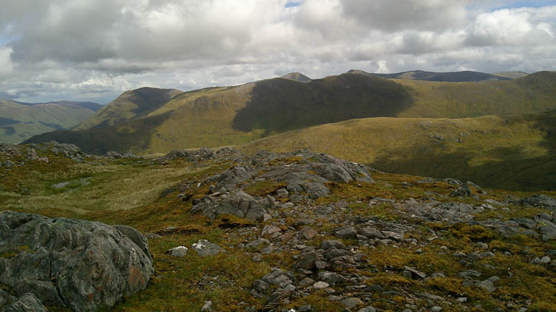 Across Drium Bheag to Mullach na Dheiragain