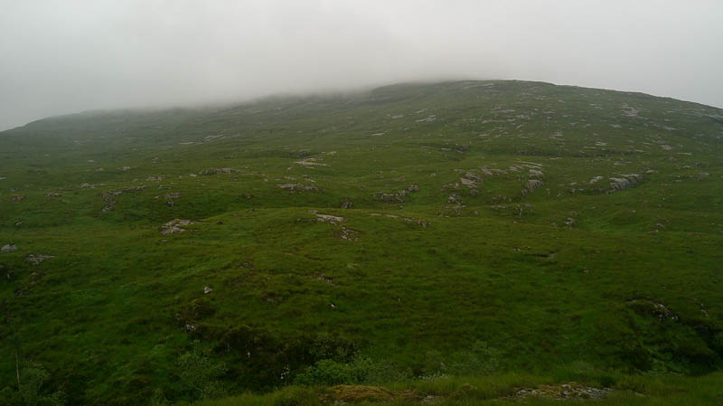 Route onto Beinn na Lus West Top