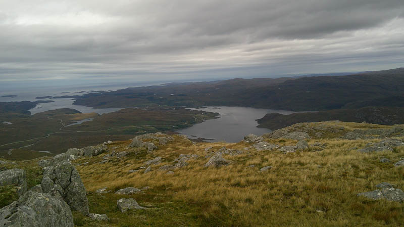 Loch Glencoul, Loch a' Chairn Bhain and Eddrachillis Bay