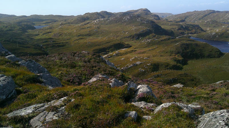 Cnoc Lochan na Ba Ruaidhe, Cnoc Tigh Adhamh East Top and Cnoc Tigh Adhamh