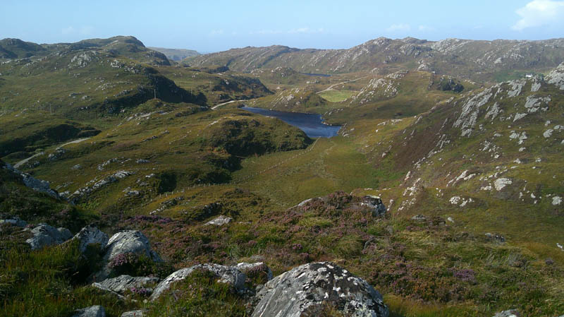 Loch na Ba Ruaidhe, Cnoc Tigh Adhamh and Cnoc na Cuthaige