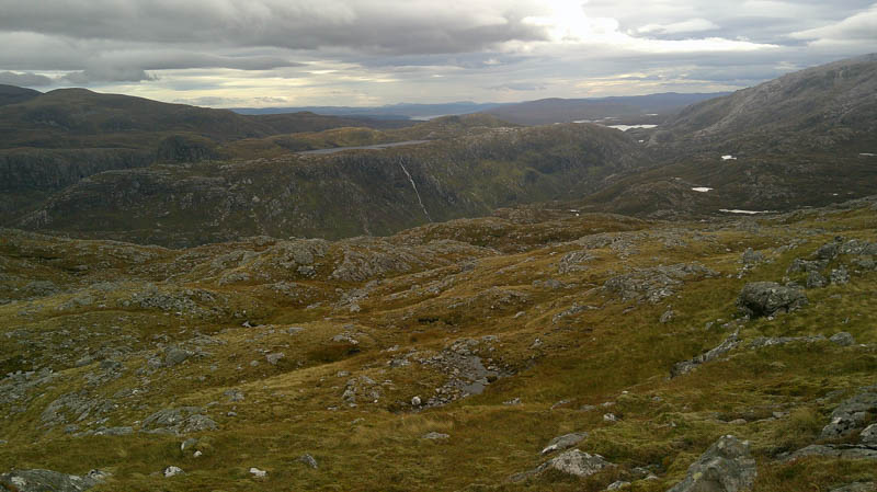 Loch nan Caorach and Eas an t-Srutha Gill