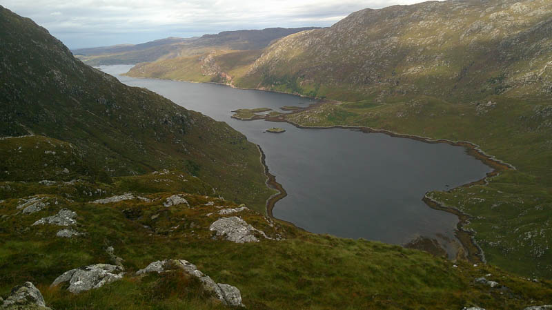 Loch Beag and Loch Glencoul