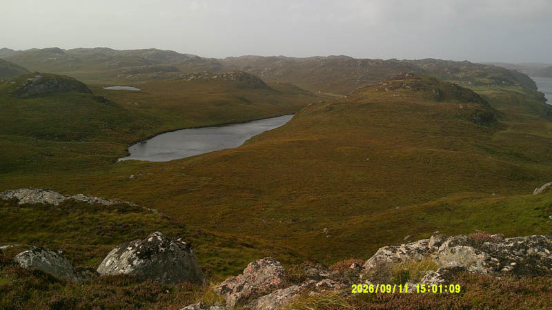 Loch na Ruighe Sligeich and Cnoc na Ruighe Shligeich